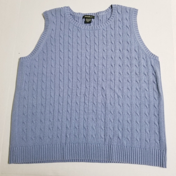 Eddie Bauer Blue Sweater Vest - Picture 2 of 5